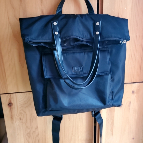 Roots Black Nylon Backpack - Picture 10 of 10